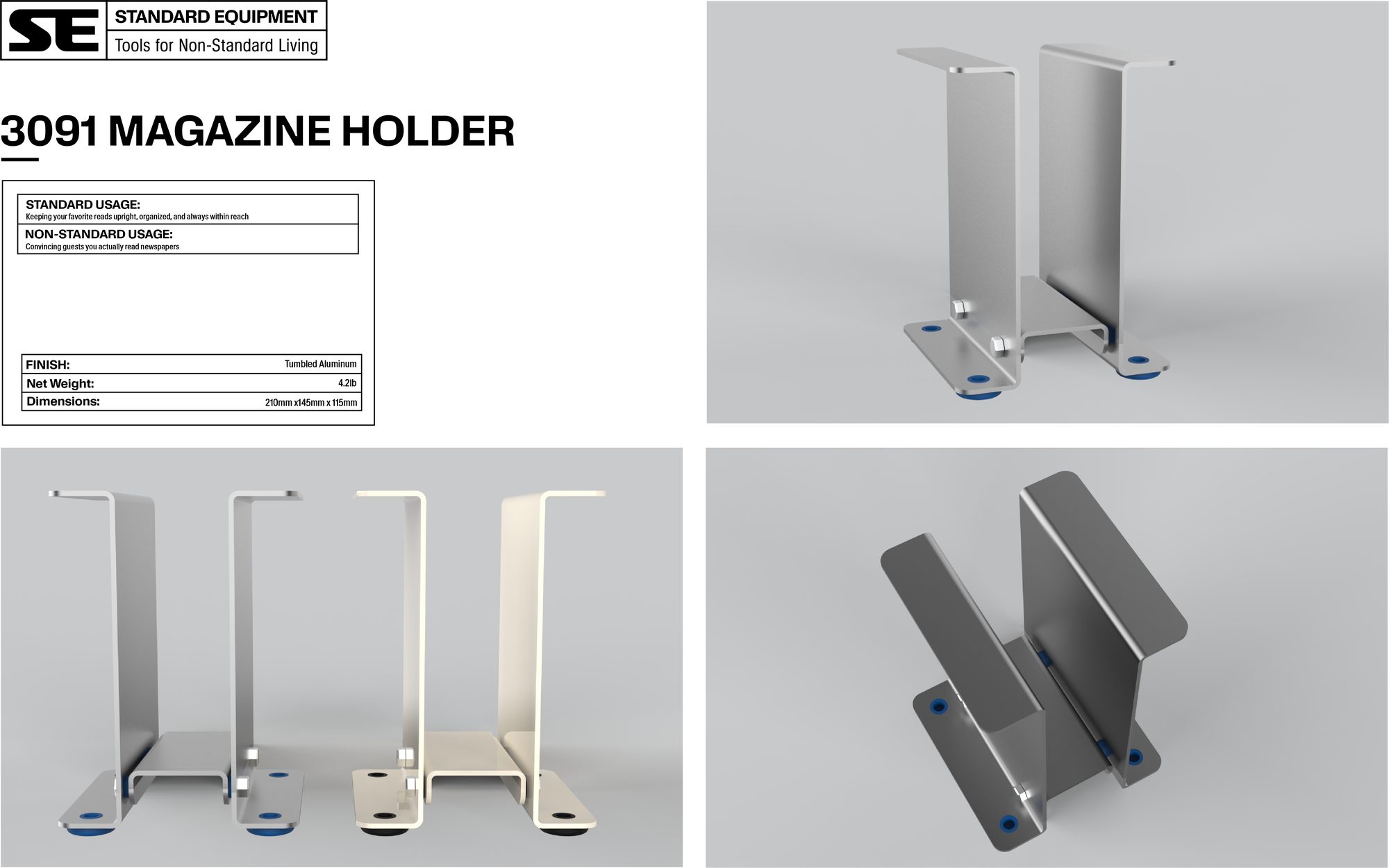 3091 magazine holder concept sheet, the origin of the 3082